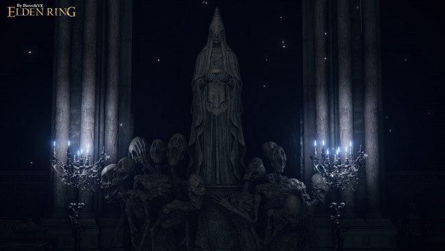Обои картинки фото elden ring statues, видео игры, elden ring, biovolkvk, art, elden, ring, statues