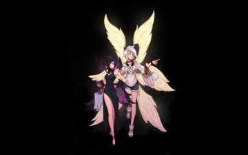 Картинка видео+игры league+of+legends девушки крылья покупки пакеты kayle morgana