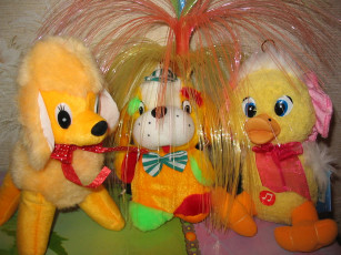 обоя lhepmz, разное, игрушки, бантик, утенок, клюв