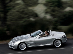 Картинка 1999 mercedes benz vision slr roadster автомобили