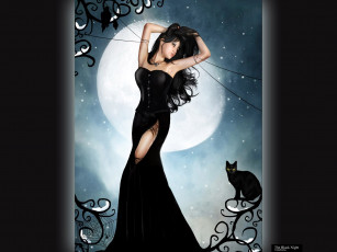 Картинка anarasha black night фэнтези девушки