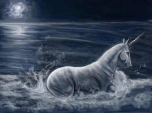 Картинка фэнтези единороги