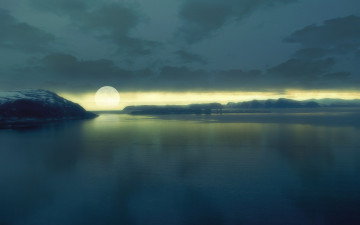 Картинка 3д графика nature landscape природа