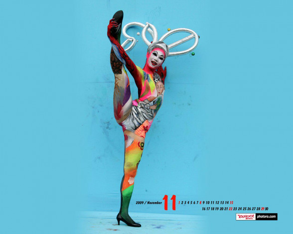 Обои картинки фото календари, девушки