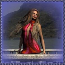 Картинка 3д графика people люди девушка