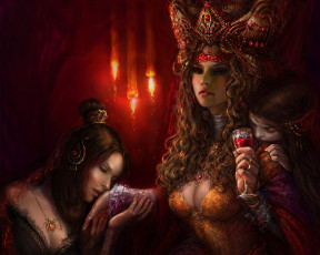 Картинка фэнтези вампиры девушки