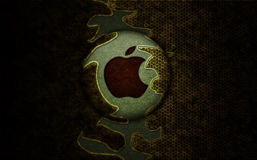 Картинка компьютеры apple яблоко логотип