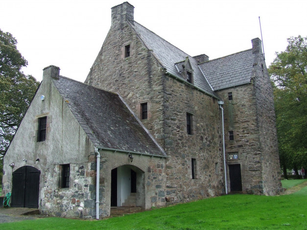 Обои картинки фото шотландия, barscobe, castle, города, дворцы, замки, крепости, старина