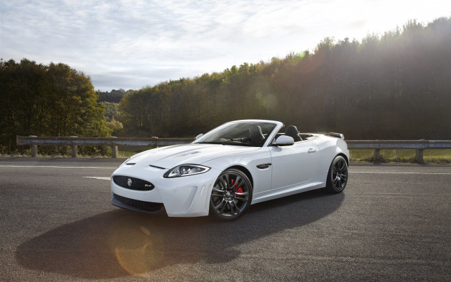 Обои картинки фото jaguar, xkr, convertible, 2012, автомобили