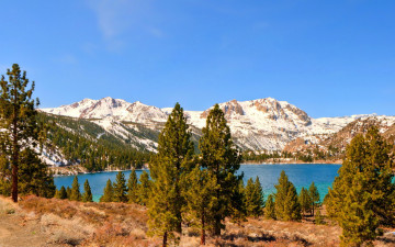 Картинка природа реки озера деревья горы озеро