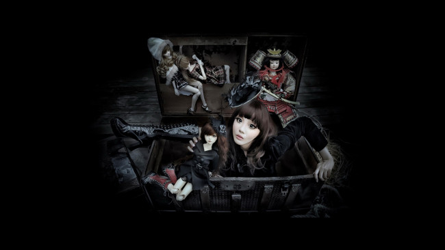 Обои картинки фото разное, компьютерный, дизайн, куклы, девушка