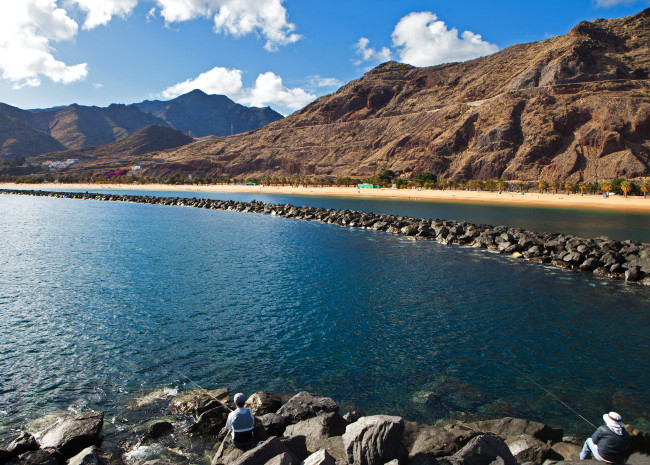 Обои картинки фото испания, канарские, острова, санта, крус, де, тенерифе, природа, побережье, берег, море