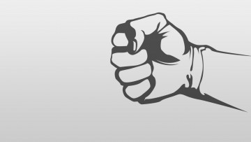 Картинка рисованные минимализм кулак