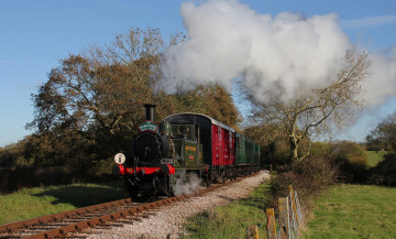 Картинка техника паровозы дорога железная паровоз вагоны рельсы
