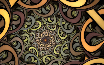 Картинка 3д графика fractal фракталы фон цвета узор