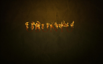 Картинка компьютеры ubuntu linux фон огонь