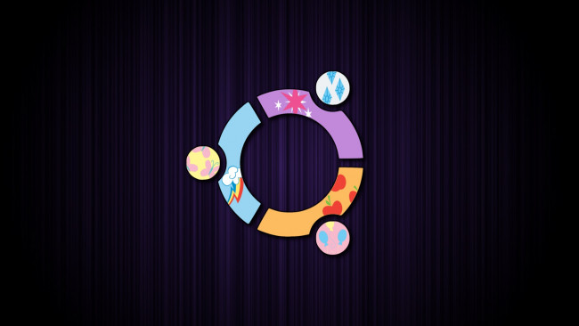 Обои картинки фото компьютеры, ubuntu, linux, логотип, фон