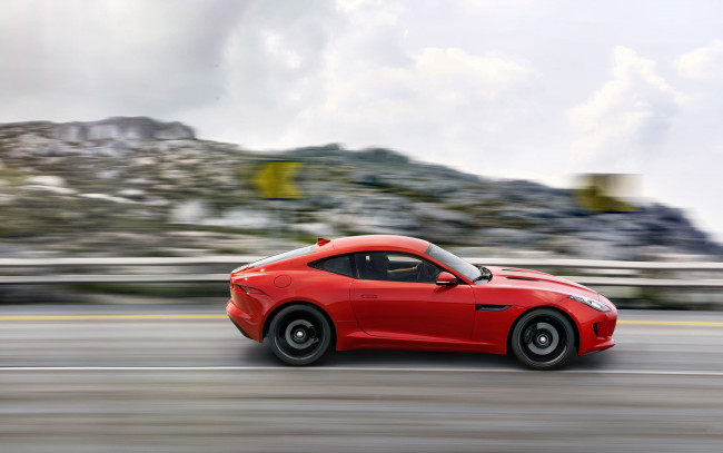 Обои картинки фото jaguar, type, coupe, автомобили, land, rover, ltd, легковые, класс-люкс, великобритания