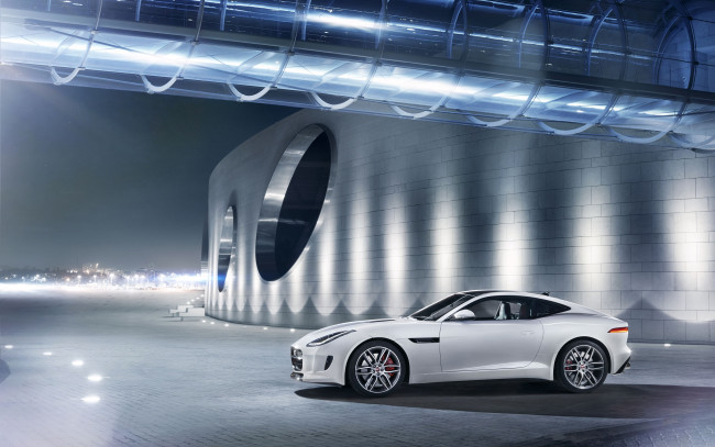 Обои картинки фото jaguar, type, coupe, автомобили, великобритания, класс-люкс, легковые, land, rover, ltd