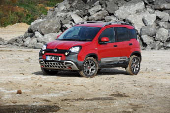Картинка автомобили fiat красный 2014г 319 uk-spec cross panda
