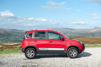 Картинка автомобили fiat красный 2014г 319 uk-spec cross panda