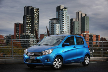 Картинка автомобили suzuki синий 2014г celerio
