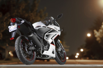 Картинка chris`+kawasaki+ninja+250r мотоциклы kawasaki трасса байк