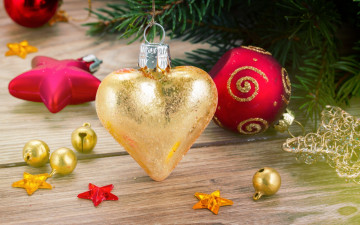 Картинка праздничные украшения рождество новый год