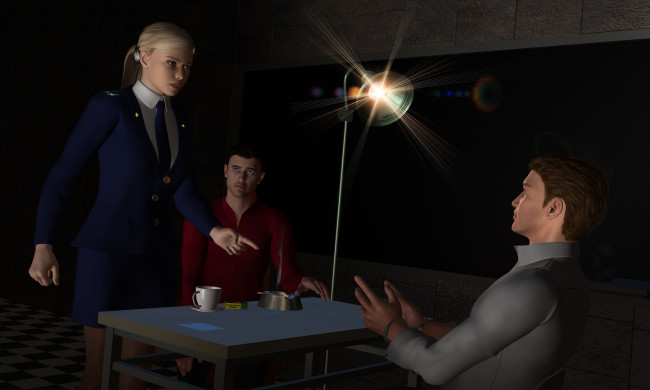 Обои картинки фото she wolf, 3д графика, фантазия , fantasy, фон, чашка, девушка, мужчины