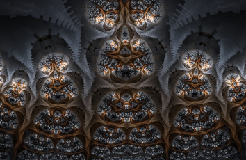 Картинка 3д+графика фракталы+ fractal узор цвета фон