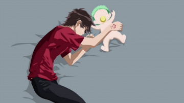 Картинка аниме beelzebub малыш вельзевул ога парень вектор мальчик арт