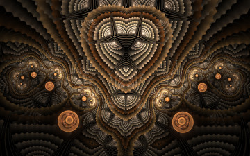 Картинка 3д+графика фракталы+ fractal цвета фон узор