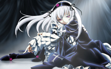 Картинка аниме rozen+maiden девочка арт suigintou rozen maiden