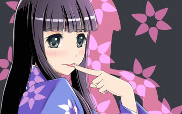 Картинка аниме unknown +другое фон взгляд девушка