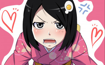 Картинка аниме unknown +другое взгляд фон девушка