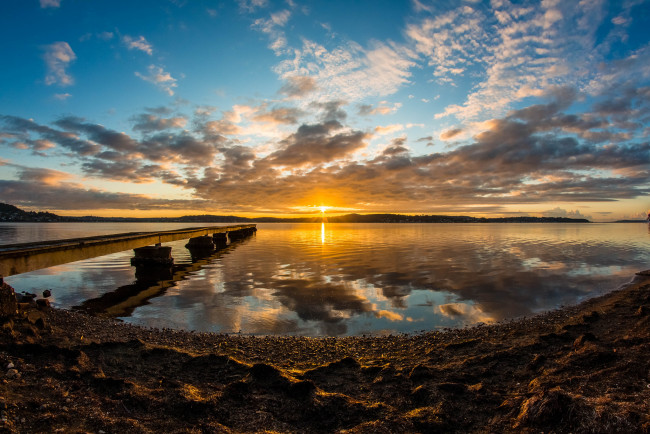 Обои картинки фото природа, восходы, закаты, рассвет