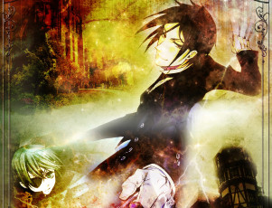 Картинка аниме kuroshitsuji сиэль себастьян