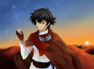 Картинка аниме mobile+suit+gundam парень взгляд фон