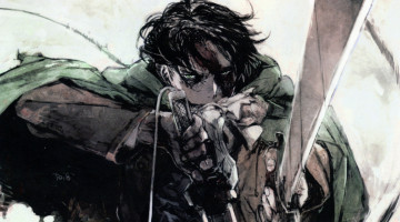 Картинка аниме shingeki+no+kyojin levi