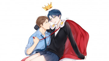 Картинка аниме gekkan+shoujo+nozaki-kun парень девушка