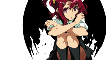 Картинка аниме kiznaiver фон взгляд девушка