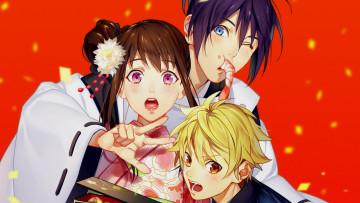 Картинка аниме noragami инори Ято юкине