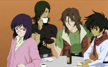 Картинка аниме mobile+suit+gundam парени взгляд фон