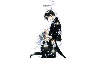 Картинка аниме kuroshitsuji сиэль себастьян