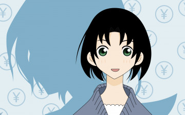 Картинка аниме sayonara+zetsubo+sensei девушка взгляд фон