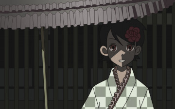 Картинка аниме sayonara+zetsubo+sensei девушка взгляд фон