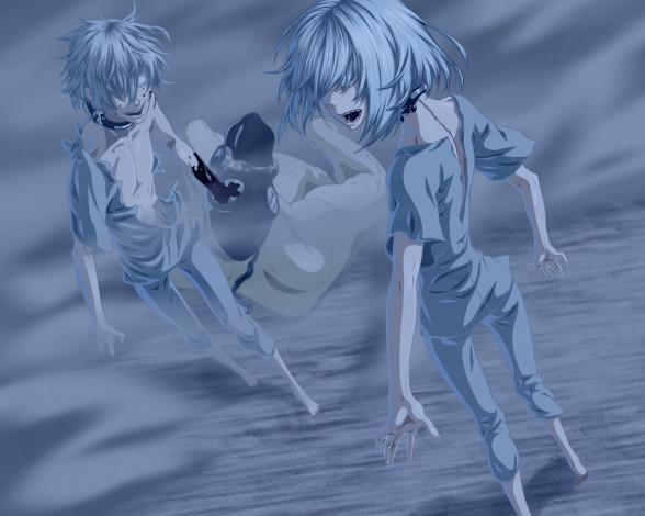 Обои картинки фото аниме, dogs,  bullets & carnage, монстры