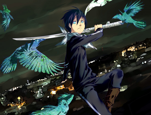 Обои картинки фото аниме, noragami, yato