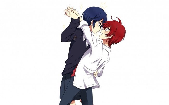 Обои картинки фото аниме, gekkan shoujo nozaki-kun, девушка, парень