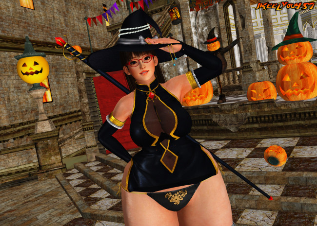 Обои картинки фото 3д графика, праздники , holidays, девушка, взгляд, фон